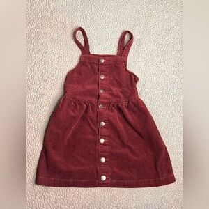 Cat & Jack Red Corduroy Kids Dress